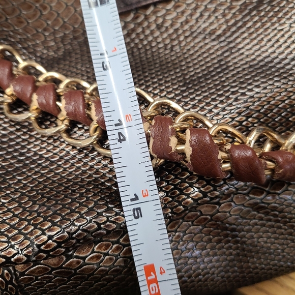 MICHE Brown Snakeskin Bag - Picture 9 of 11